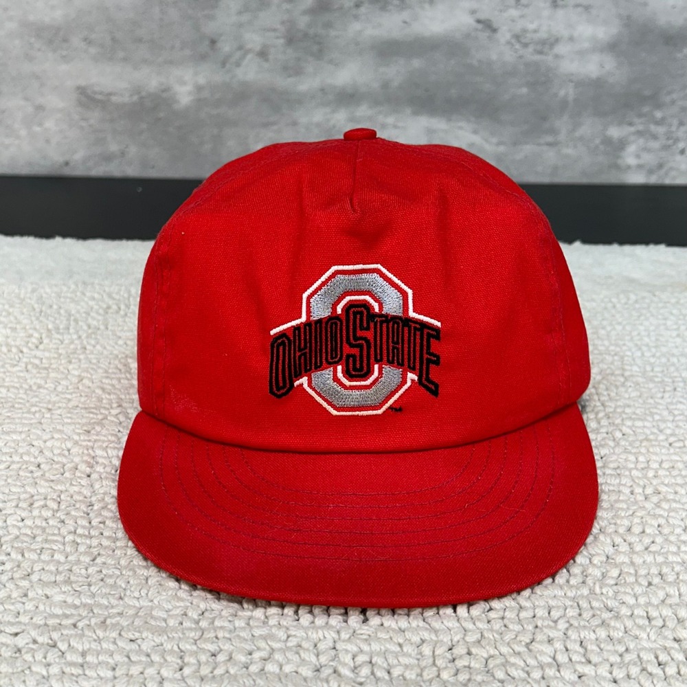 90s Vintage Ohio State Buckeyes Snapback Hat OSFA NCAA Football Embroidered Cap